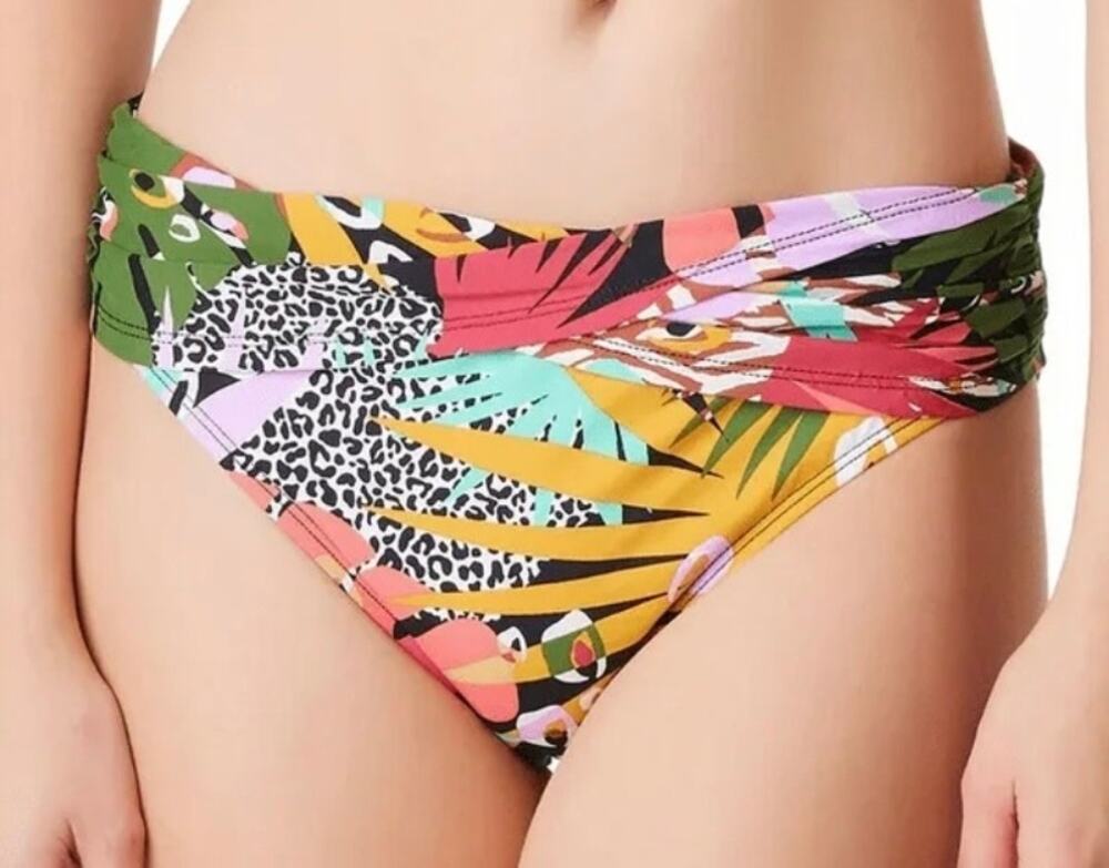 Bleu Rod Beattie Lets Get Loud Sarong Hipster Bikini Bottom 14 NWT